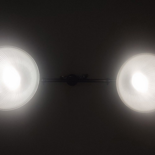 Double ceiling light fixture