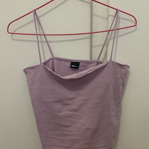 Gina Tricot lilac pink tank top like new, size L