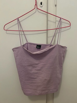 Gina Tricot lilac pink tank top like new, size L