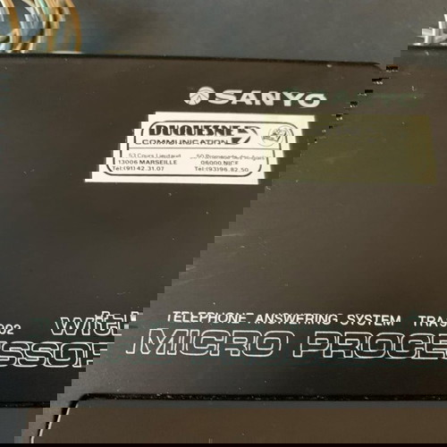 Vintage μαγνητόφωνο τηλεφωνητή Sanyo TRA9902 μεταχειρισμένο
