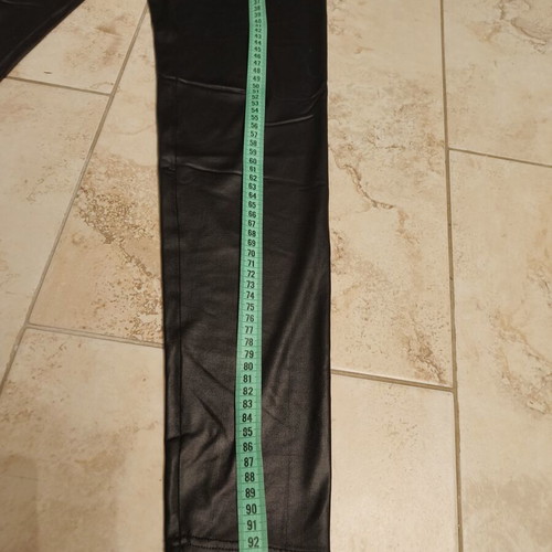 Le Vertige faux leather leggings like new, black, size L