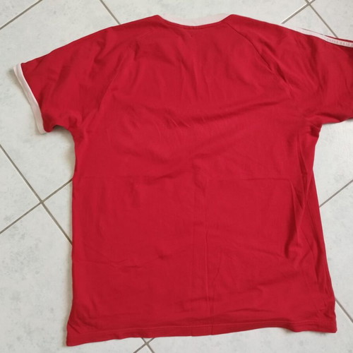 Μπλούζα κοντομάνικη Adidas XL μεταχειρισμένη, κόκκινη