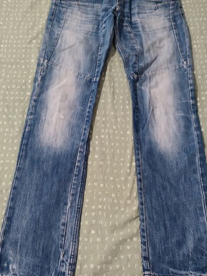 Jean White Widow medium size 31 used, blue denim pants