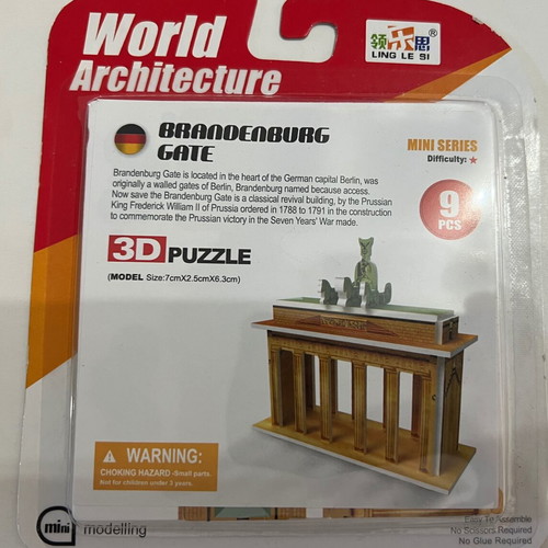 Mini 3D puzzle Edinburgh Gates new