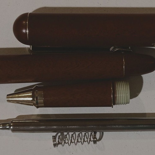 Marksman pen, fountain pen and mechanical pencil set used in case