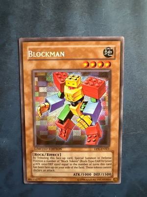 Blockman Yu-Gi-Oh! card like new