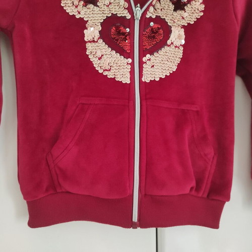 Girls' Vanity cardigan size 8 used, red