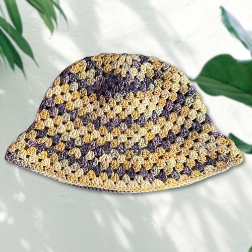 Handmade Bucket Hat "Thistles"