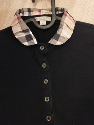 Burberry Polo Shirt used with Nova Check Collar black XL