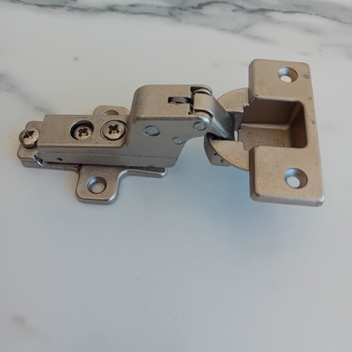 Cabinet Hinges with Knee, Austrian, Stainless Steel, Pack of 40, New