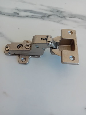 Cabinet Hinges with Knee, Austrian, Stainless Steel, Pack of 40, New