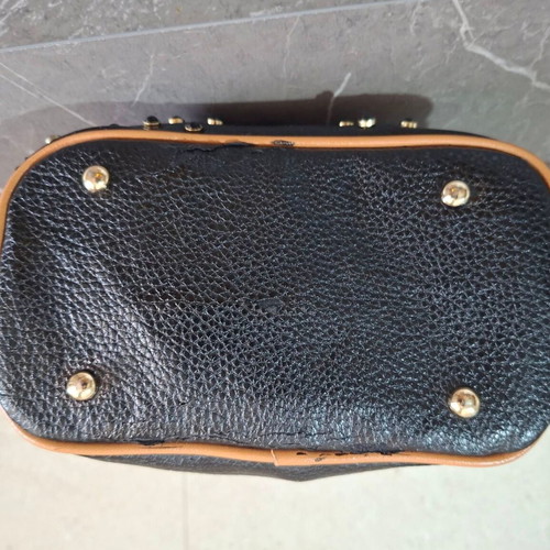 Verde women's backpack black with studs like new
