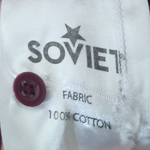 Soviet summer shirt, red, size M