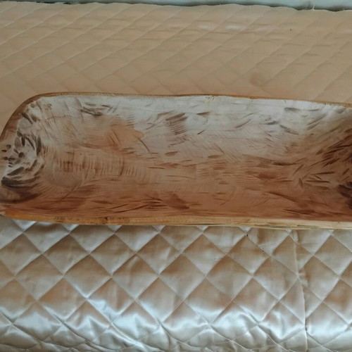 Authentic wooden trough used, over 70 years old