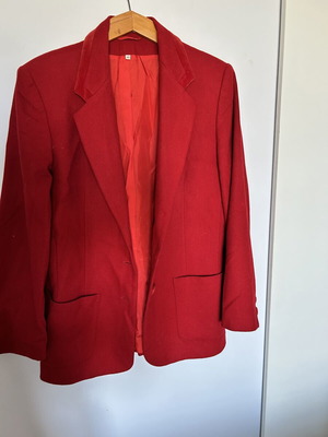 Elisabeth Ascot vintage red jacket used, size L