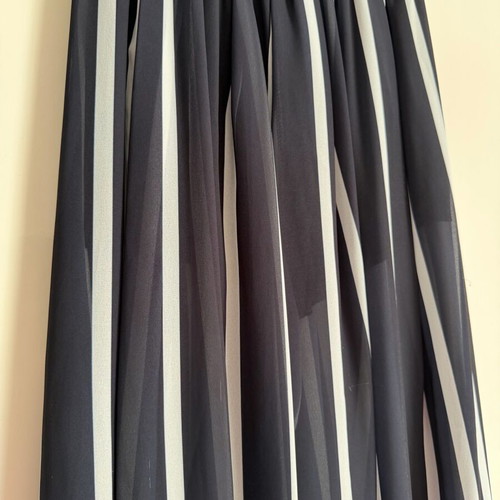 Palazzo striped airy pants dark blue-white like new