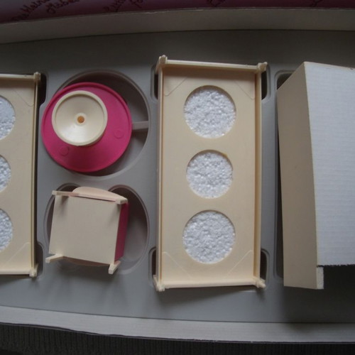 Dollhouse furniture set from 1980 decade new