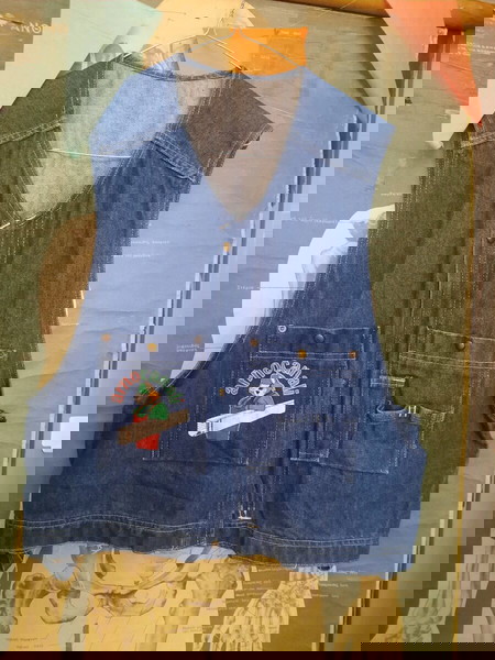 Τζιν γιλέκο  vintage