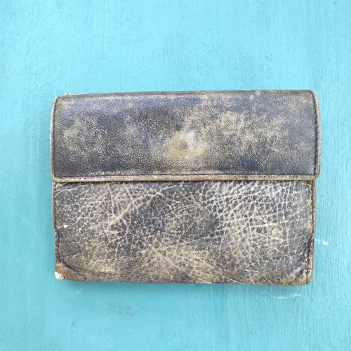 Wallet colorful leather used