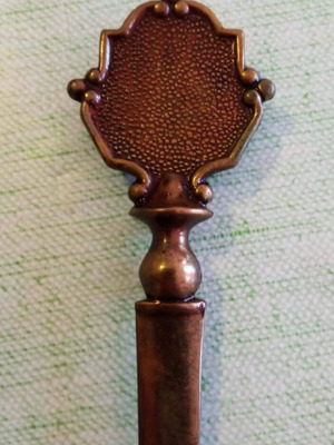 Χάλκινος χαρτοκόπτης 1910–1930 vintage Arts & Crafts 16,5 εκ. σαν καινούργιο