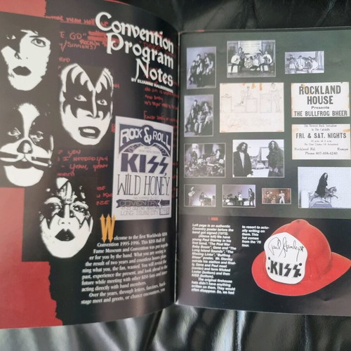 Kiss 1st Worldwide Convention 1995-96 program used