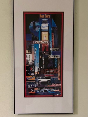 Framed poster New York new