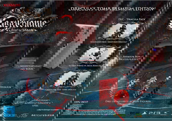 PS3 PLAYSTATION 3 CASTLEVANIA LORDS OF SHADOW 2 'DRACULA TOMB' ΣΠΑΝΙΑ COLLECTOR'S ΣΦΡΑΓΙΣΜΕΝΗ !