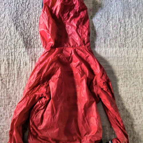 Boboli reversible kids jacket with hood, like new, red