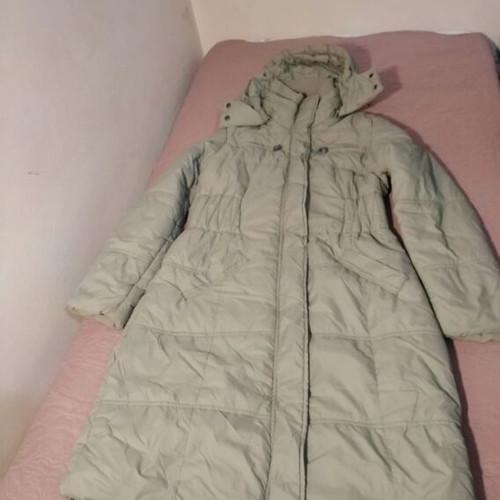 Attrattivo jacket like new, gray, size L, midi length