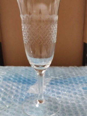 Crystal glasses like new, set of 3