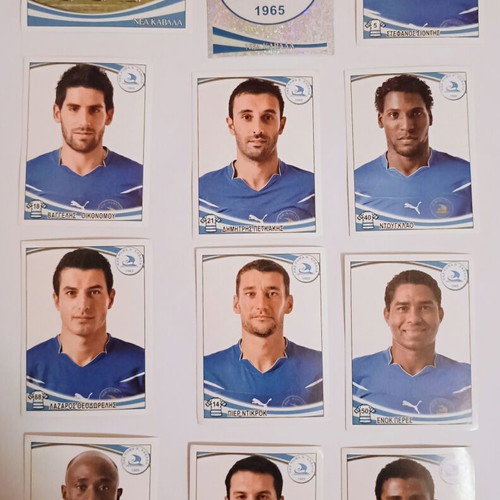 Panini Kavala Super League 2010-2011 football stickers pack