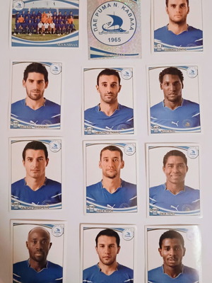 Panini Kavala Super League 2010-2011 football stickers pack