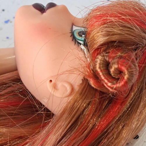 Bratz Pretty'n'punk Meygan doll redressed with flaws