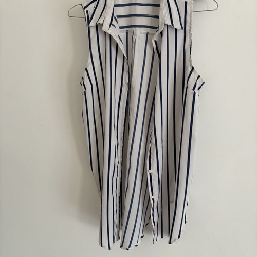 Tally Weijl sleeveless striped shirt, size M