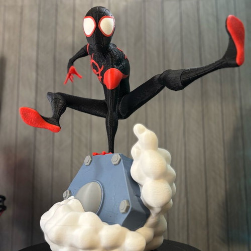 Miles Morales figure like new, premium 3D printed collectible