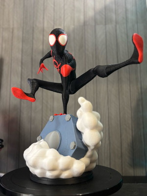 Miles Morales figure like new, premium 3D printed collectible
