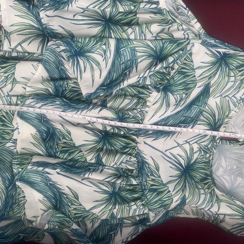 Karavan top, beige and green, reversible