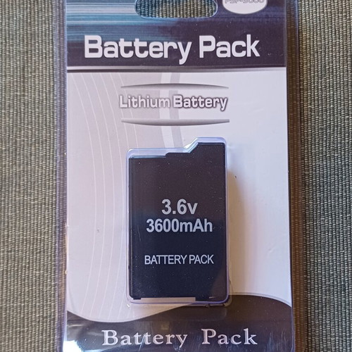 PSP Battery Pack new, compatible with all models 3.6V 3600mAh