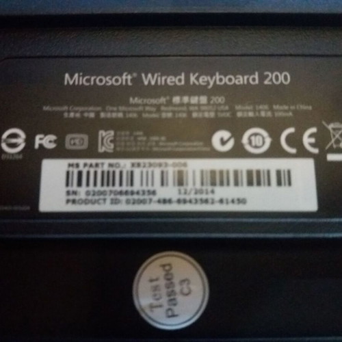 Πληκτρολόγιο Microsoft 200 QWERTY σαν καινούργιο