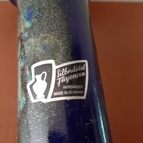 W.Germany collectible ceramic candle holder, 1960s