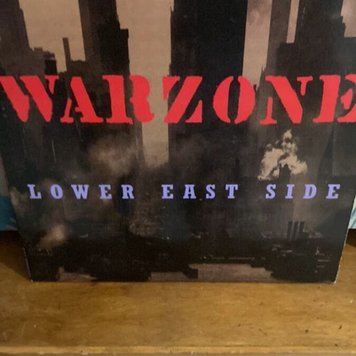 Warzone Lower East Side 10 inch vinyl used, punk
