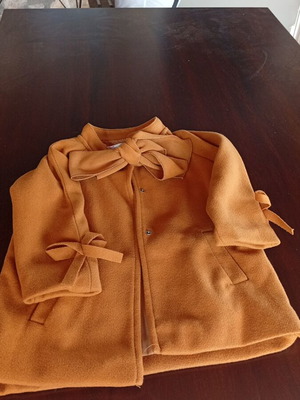Girls' Panofori like new, size 110, mustard, JINXING