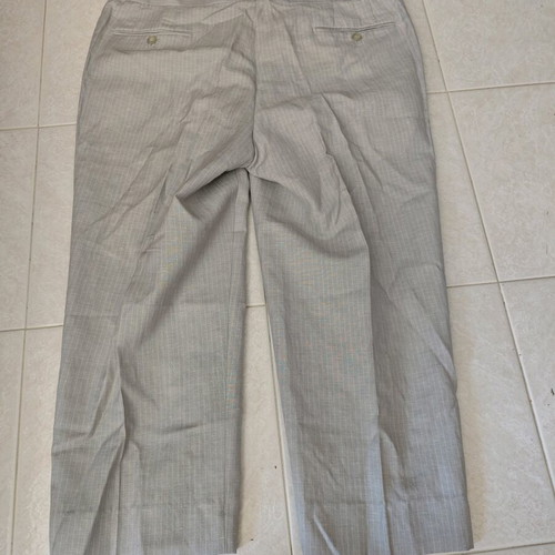 Men's formal pants XL/XXL like new, white and gray