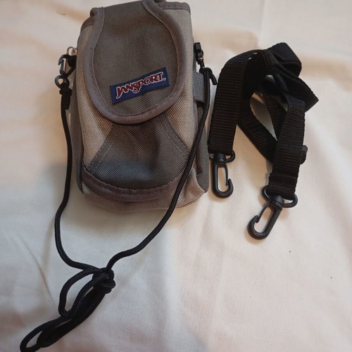 JanSport men's crossbody pouch like new, gray utility bag
