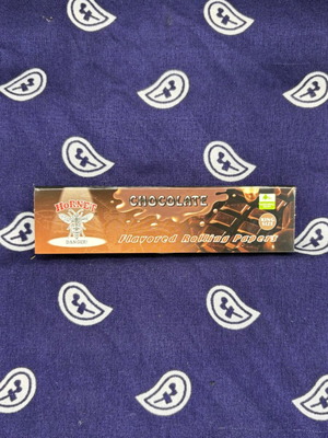 Hornet Flavoured Rolling Papers Chocolate King Size, new, 32 sheets