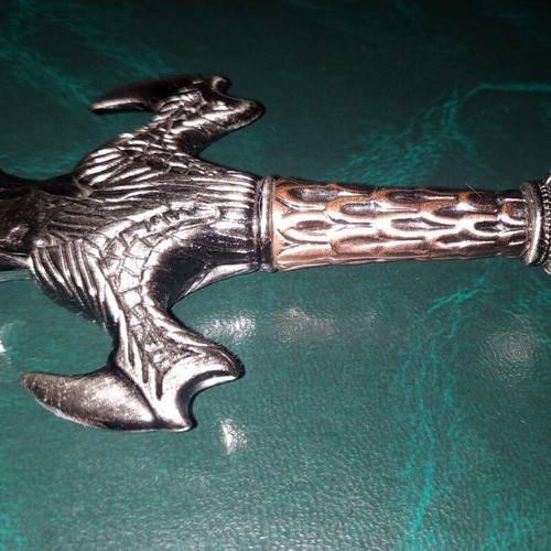 Decorative sword like new, sturdy construction, also a letter opener