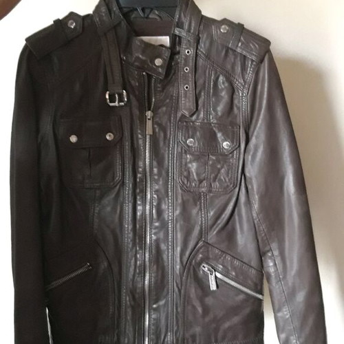Michael Kors women's leather jacket like new, size S