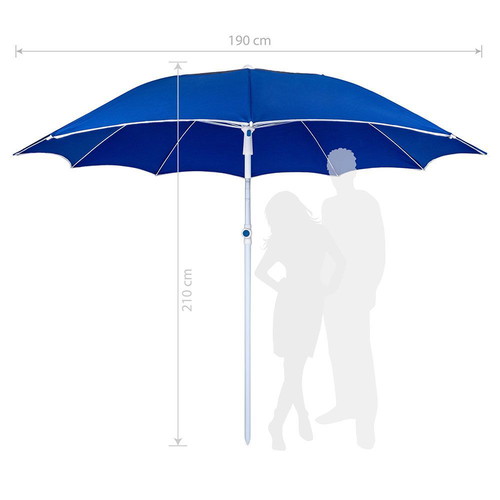 Muhler 2117 Beach Umbrella new, Φ190cm x H210cm