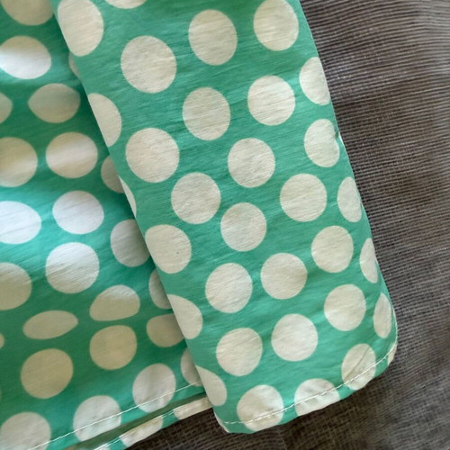 Zini Rose M off-shoulder polka dot blouse size S like new
