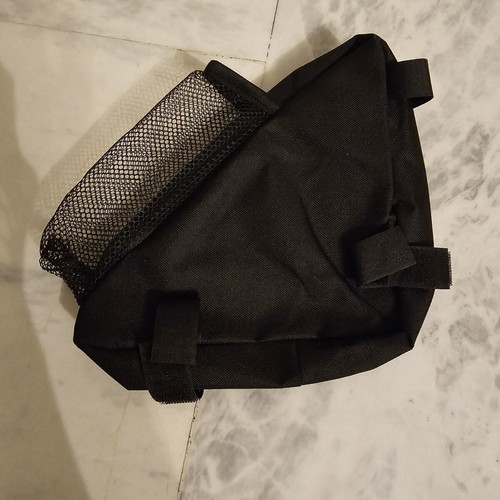 Bicycle Frame Triangle Bag with Bottle Holder Black New